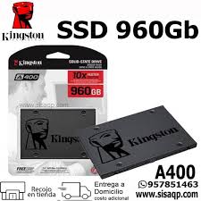 Unidad De Estado Sólido SSD KINGSTON A400 960 GB 2.5