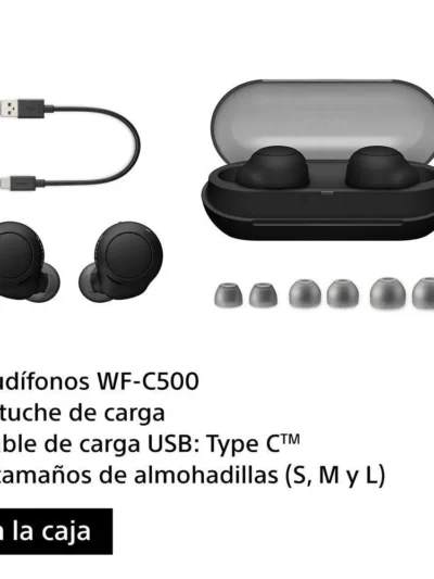 Audífonos True Wireless WF-C500 Negro
