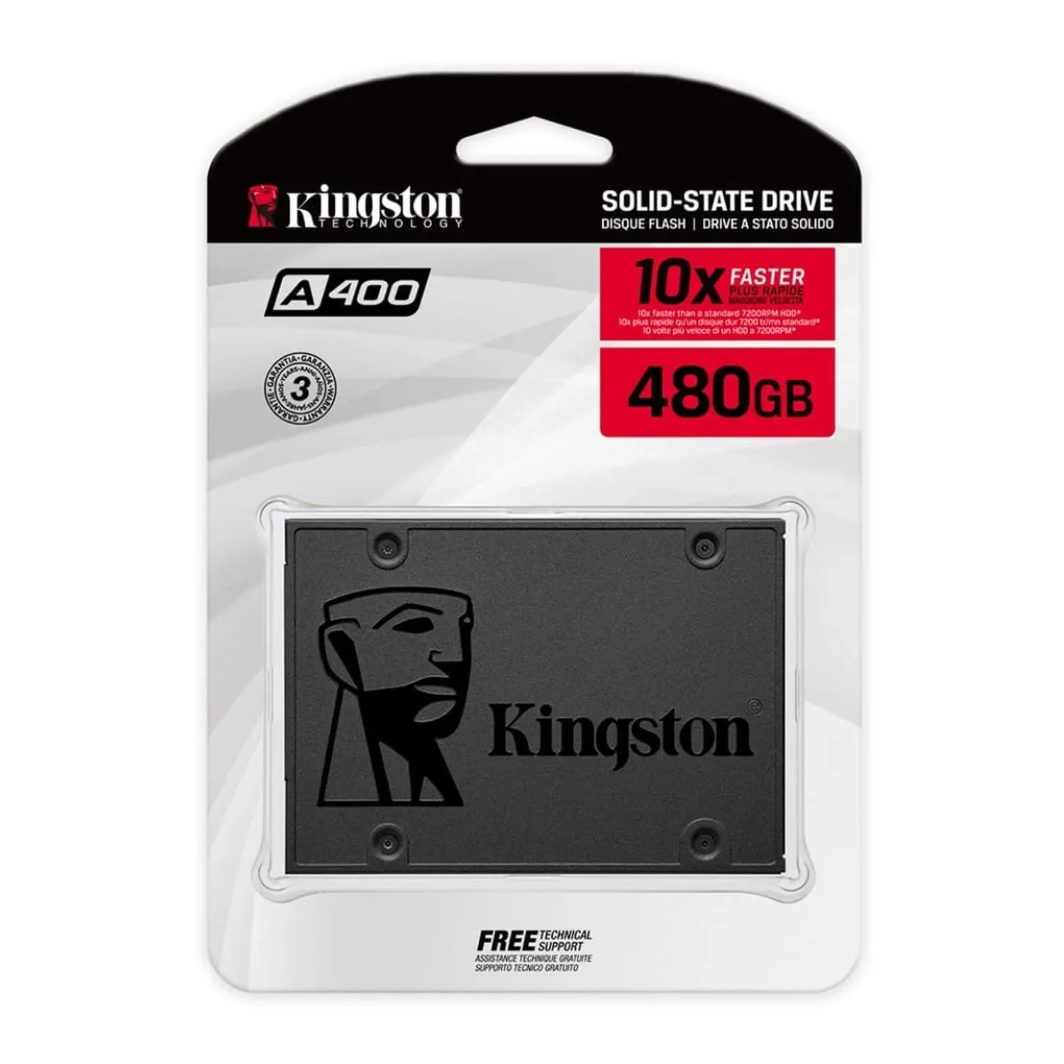 Unidad De Estado Solido SSD KINGSTON A400 480 GB 2.5