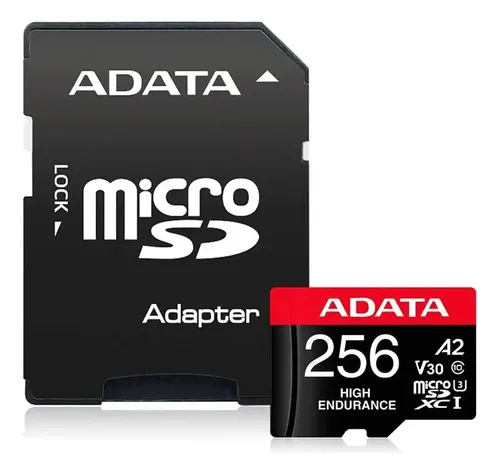 ADATA Tarjeta Micro SD De Memoria Premier Adaptador 256GB